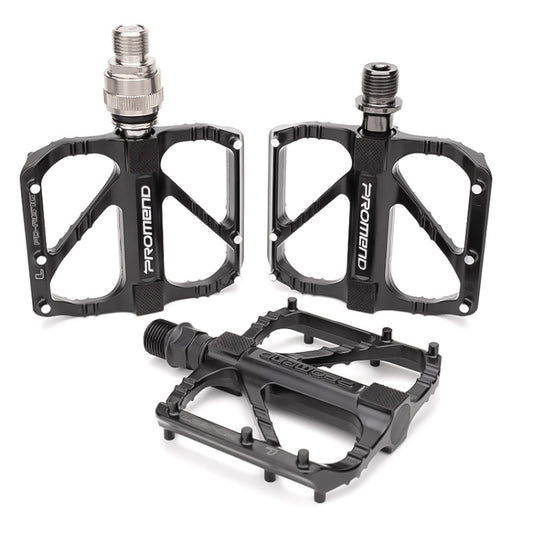 PD-R27 1 Pair PROMEND Bicycle Pedal Road Bike Aluminum Alloy Bearing Quick Release Folding Pedal by PROMEND