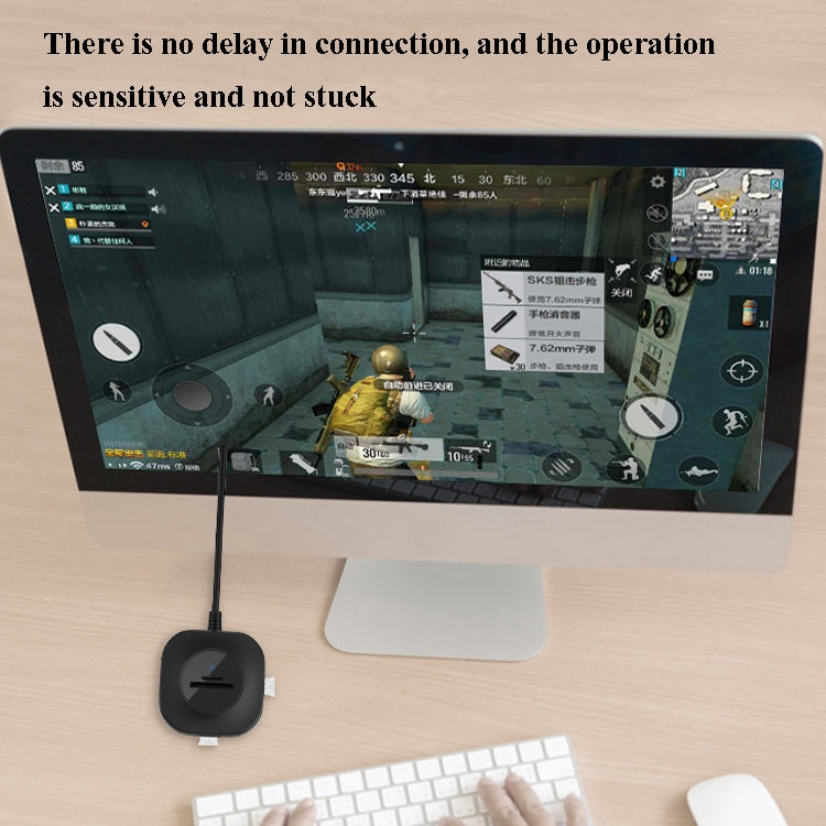 H25-2.0 3 x USB Port + TF/SD Card Reader Computer Notebook High-Speed Hub Splitter by buy2fix