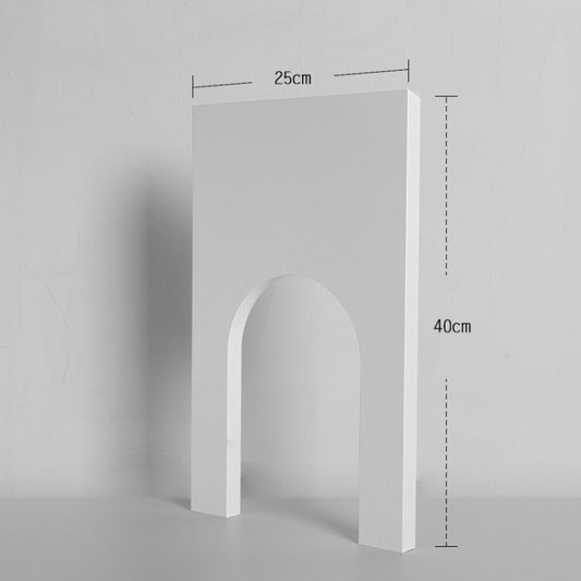 Arch Low Inner Arch Solid Wood Geometric Polygon Camera Props Creative Photography Ornaments by buy2fix