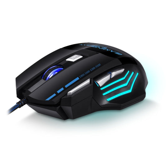 GAMING BLOODBAT GM02 7 Keys USB Wired Optoelectronics Game Mouse Digital Respiratory Lights Mouse by GAMING BLOODBAT