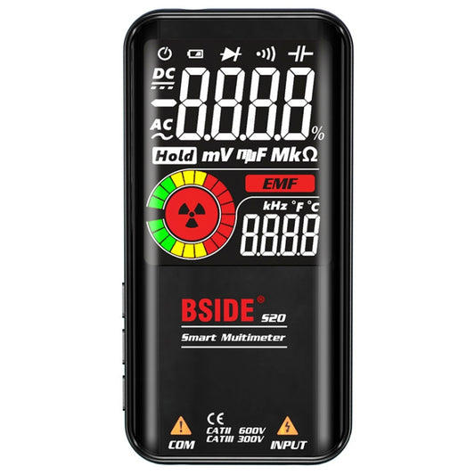 BSIDE S20 Intelligent Large Screen Electromagnetic Radiation Multimeter Tester by BSIDE
