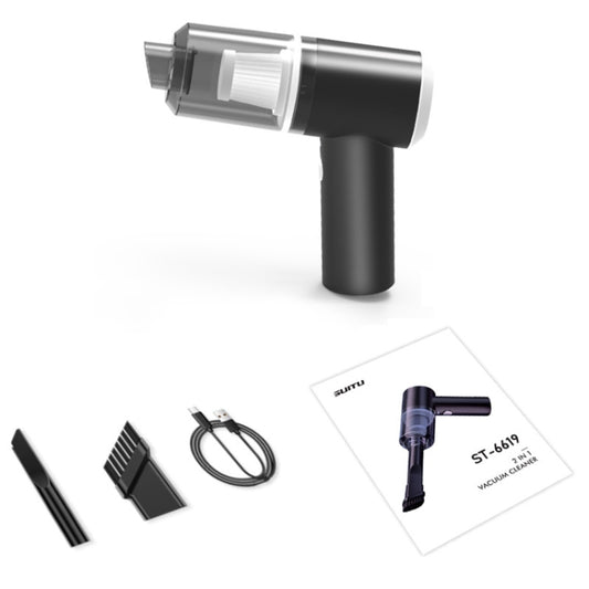 Car Dry And Wet Wireless Handheld Vacuum Cleaner(Black) by buy2fix