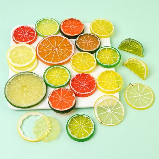 Fake Fruit Slice Shooting Props High Simulation Fruit Slice Model Decoration Shooting Props(Fruit Slice Set) by buy2fix
