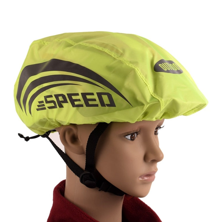 2 PCS Cycling Helmet Rain Cover Outdoor Reflective Safety Helmet Cover, Size: Free Size(Black (Style 1)) by buy2fix