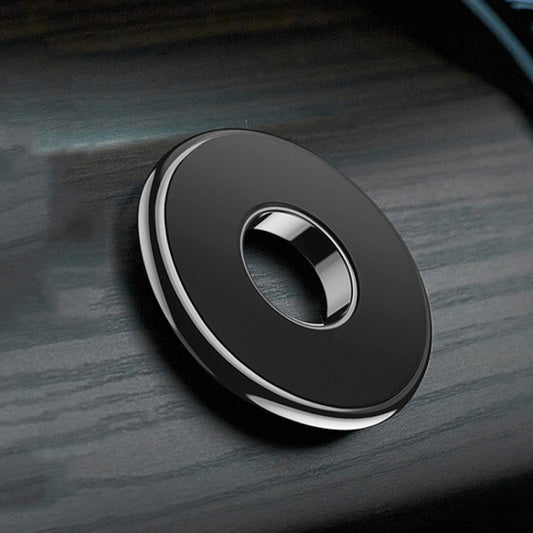 Q6 Car Magnetic Mobile Phone Holder Round Car Dashboard Navigation Bracket(Black) by buy2fix