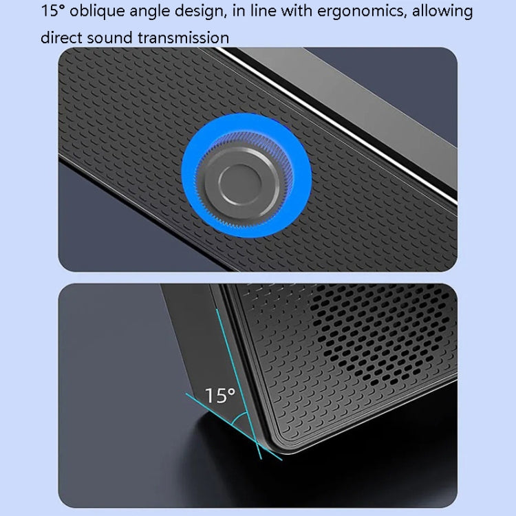 LeerFel Long Computer Wired Speaker Heavy Wellness Computer Multimedia Audio, Specification: 350TS (with Bluetooth) by buy2fix