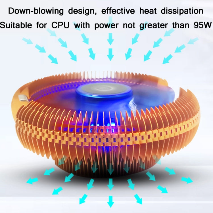 COOL STORM L32 Computer CPU Cooling Fan For AMD/Intel(Blue) by COOL STORM