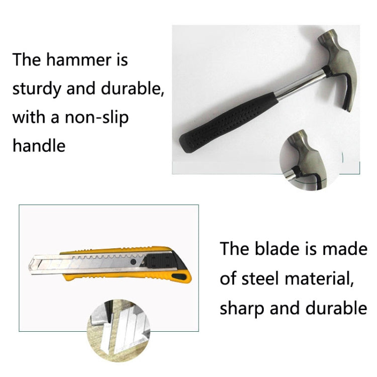 13 In 1 Car Household Multi-Function Hardware Tool Set, Specification: Hardcover 8013-1 by buy2fix