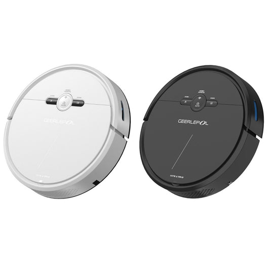 GEERLEPOL Smart Home Automatic Refilling Sweeping Robot, High Configuration Support Mobile Phone APP(Black) by GEERLEPOL