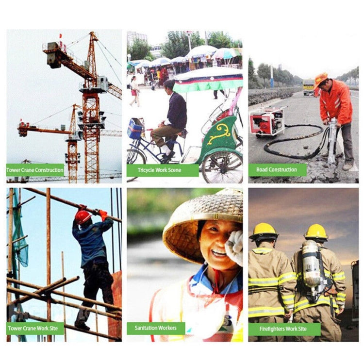 Construction Site Outdoor Construction Foldable Reflective Safety Sun Hat, Size: One Size(Fluorescent Yellow) by buy2fix