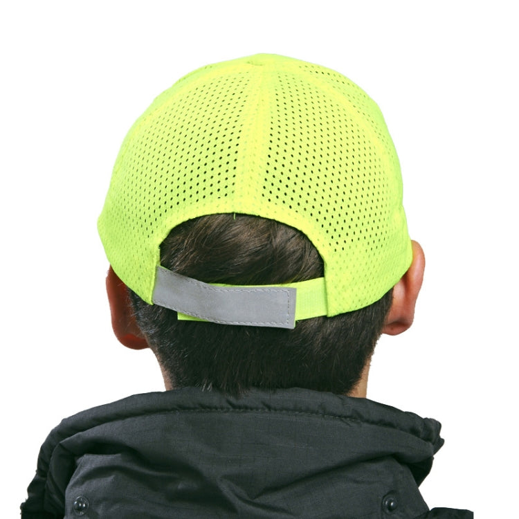 Reflective Safety Baseball Cap Breathable Construction Site Outdoor Construction Mesh Cap, Colour: Fluorescent Yellow by buy2fix