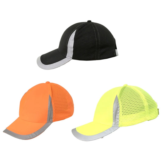 Reflective Safety Baseball Cap Breathable Construction Site Outdoor Construction Mesh Cap, Colour: Fluorescent Orange by buy2fix