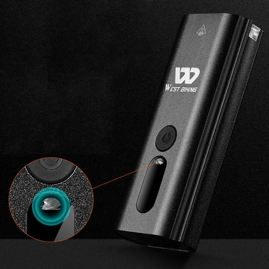 WEST BIKING Bicycle Light Sensor Headlight Mountain Bike Night Riding Strong Light(Black) by WEST BIKING