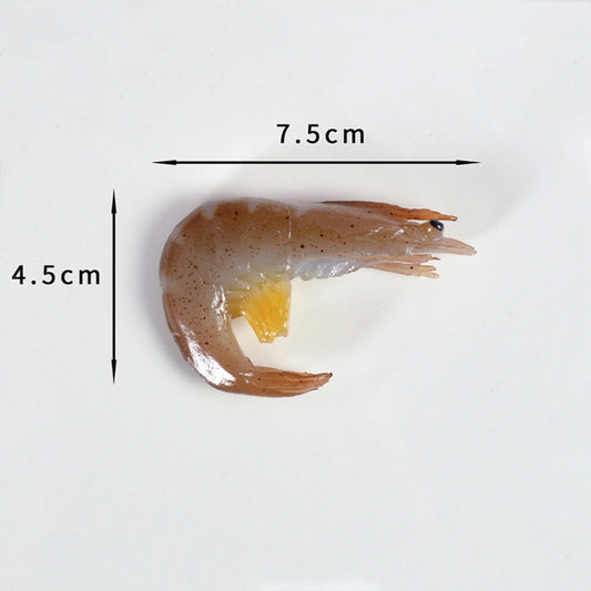 3 PCS Simulation Shrimp Camera Props Children Play House Toys(Big Green Shrimp) by buy2fix