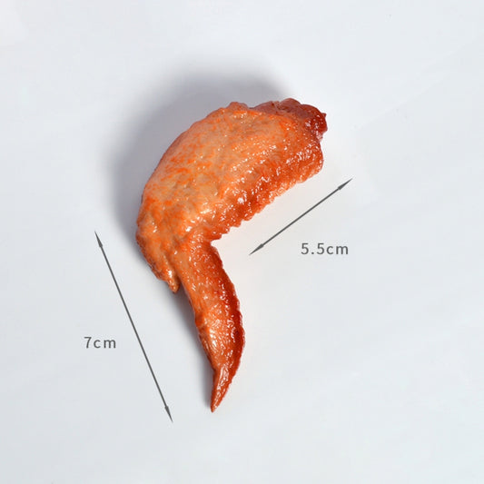 3 PCS Chicken Wings Model Simulation Food Model Toy Shooting Props by buy2fix