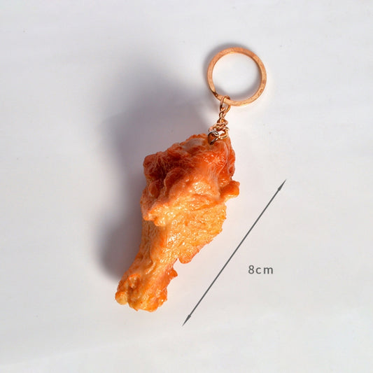 3 PCS Chicken Leg Keychain Simulation Food Model Toy Shooting Props by buy2fix