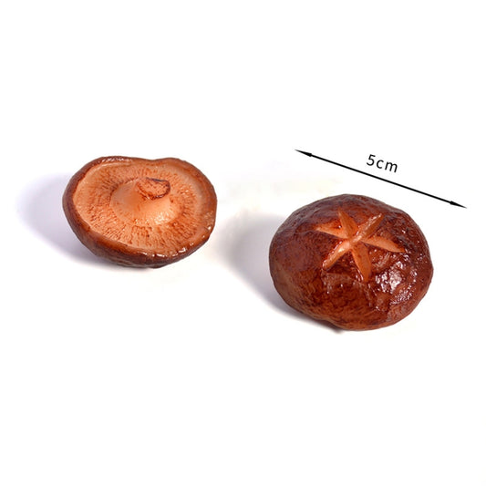 4 PCS Mushroom Simulation Food Model Photo Photography Props by buy2fix