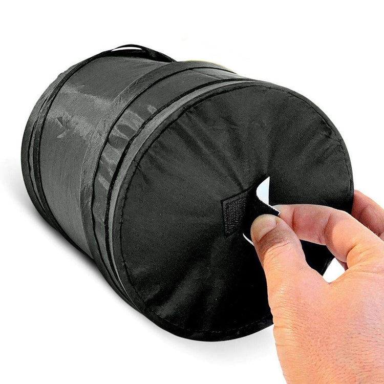 2 PCS Car Storage Bin Folding Car Trash Bin(Black No Print) by buy2fix