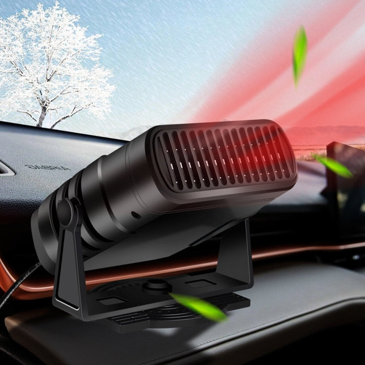 12V Black Car Heater Cold And Warm Wind Defrosting And Snow Demister by buy2fix
