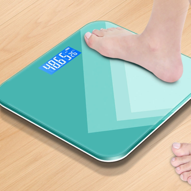 Charging 28cm Smart Electronic Scales Weight Scales Household Body Scales( Light Green) by buy2fix