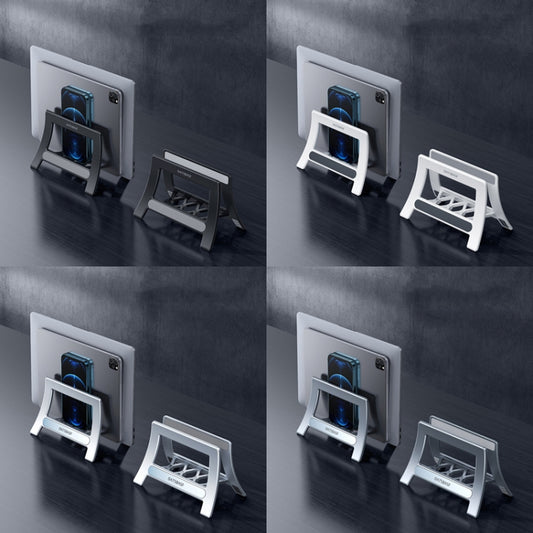 Oatsbasf 03671 Multifunctional Computer Tablet Cellphone Storage Bracket, Colour: Simple Version (White) by Oatsbasf