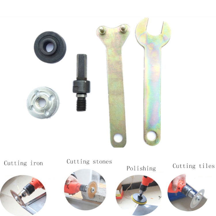 8 in 1 Hand Electric Drill Variable Angle Grinding Cutting Polishing Grinding Converter by buy2fix