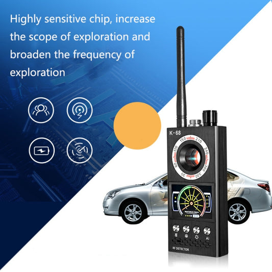 K68 Hotel Anti-Sneak Shooting Anti-Location Automatic Detection Anti-Eavesdropping And Anti-Monitoring Camera Signal Detector by buy2fix