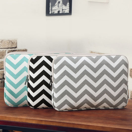 LiSEN LS-525 Wavy Pattern Notebook Liner Bag, Size: 14 inches(Black) by LiSEN