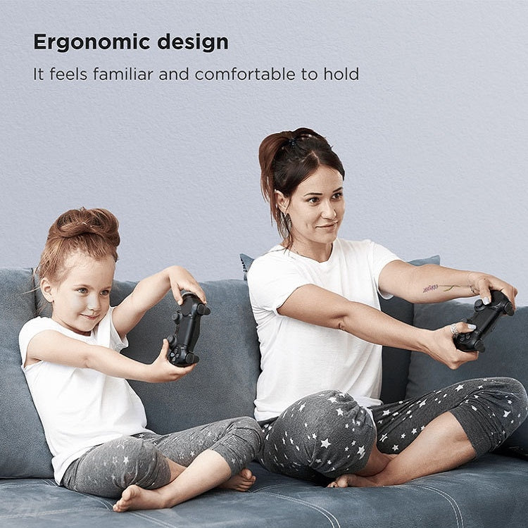 Bluetooth Wireless Six-Axis Programmable Dual-Vibration Gamepad For PS4(Red) by buy2fix