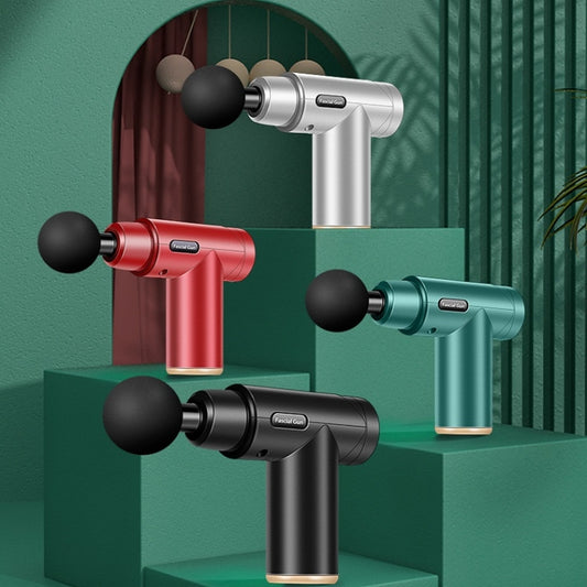 Fascia Massager Mini Electric Muscle Massager Portable Fitness Muscle Relaxing Massager Button(Dark Green) by buy2fix