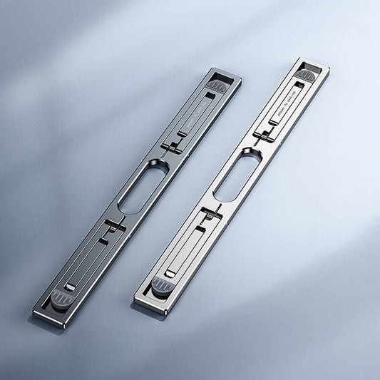 Oatsbasf K01 Adjustable Desktop Heightening Base Aluminum Alloy Radiator Folding Laptop Stand(Silver) by Oatsbasf