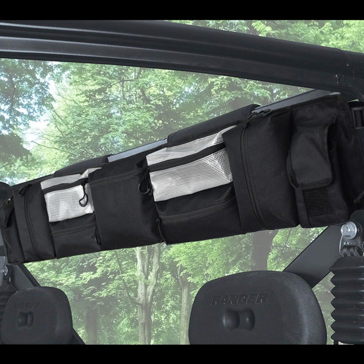 Large-Capacity Car Outdoor Bag Practical And Wear-Resistant Riding Front Bag(Black) by buy2fix