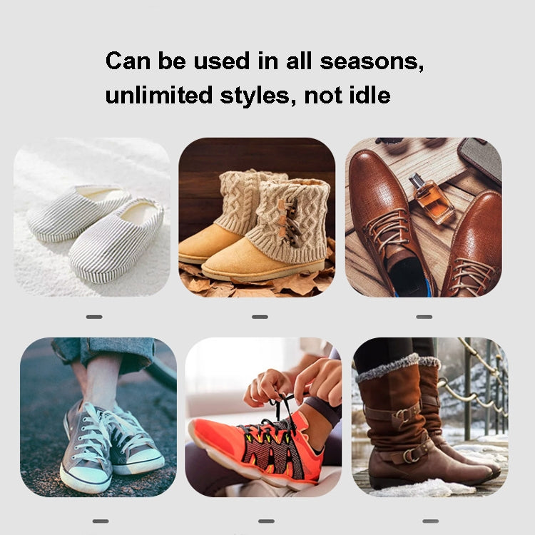 10W Household Shoe Dryer Shoe Deodorant Shoe Dryer Smart Timed Folding Shoe Baker Socks Dryer Without Purple Lamp EU Plug by buy2fix