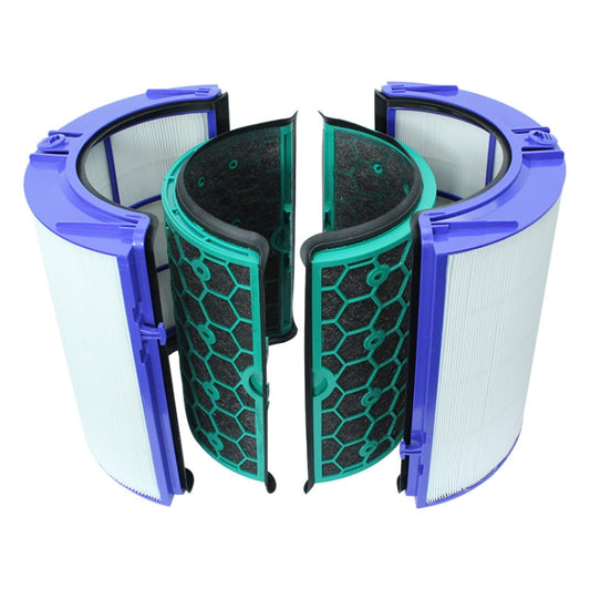 Air Purifier Filter Accessories For Dyson TP04 / DP04 / HP04,Specification: 1 set Filter + 1 Set Activated Carbon by buy2fix