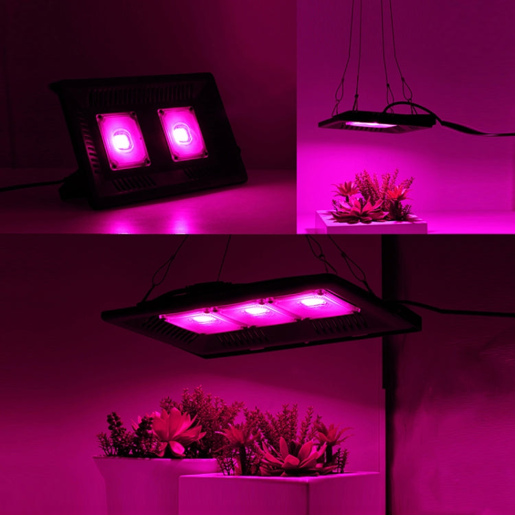 150W Ultra-Thin LED Plant Light, Full Spectrum COB Growth Light, Vegetable, Fruit & Flower Greenhouse Fill Light With Plug, Specification:EU Plug by buy2fix