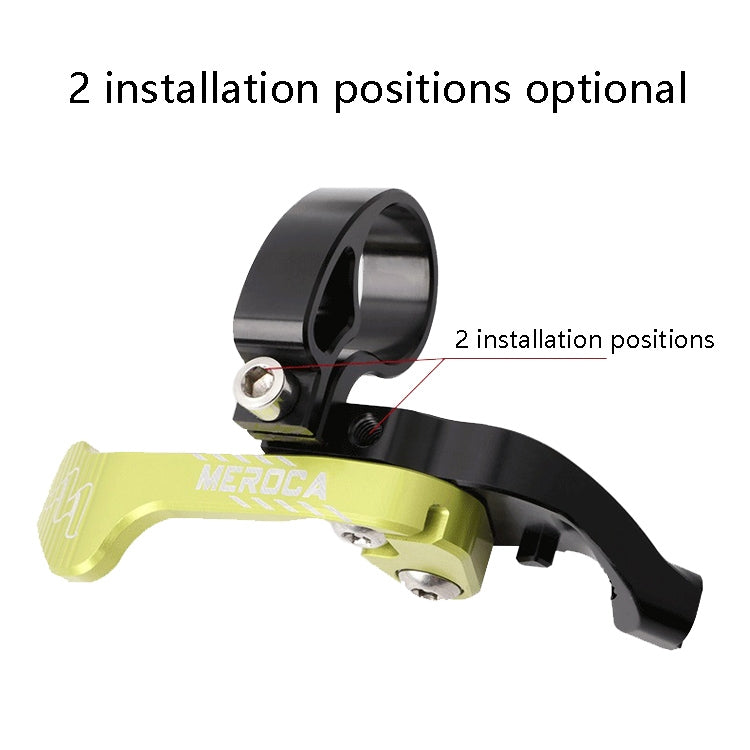 MEROCA Bicycle Telescoping Pipeline Controller Lifting Sitting Pipeline Control Switch(Black Blue) by buy2fix