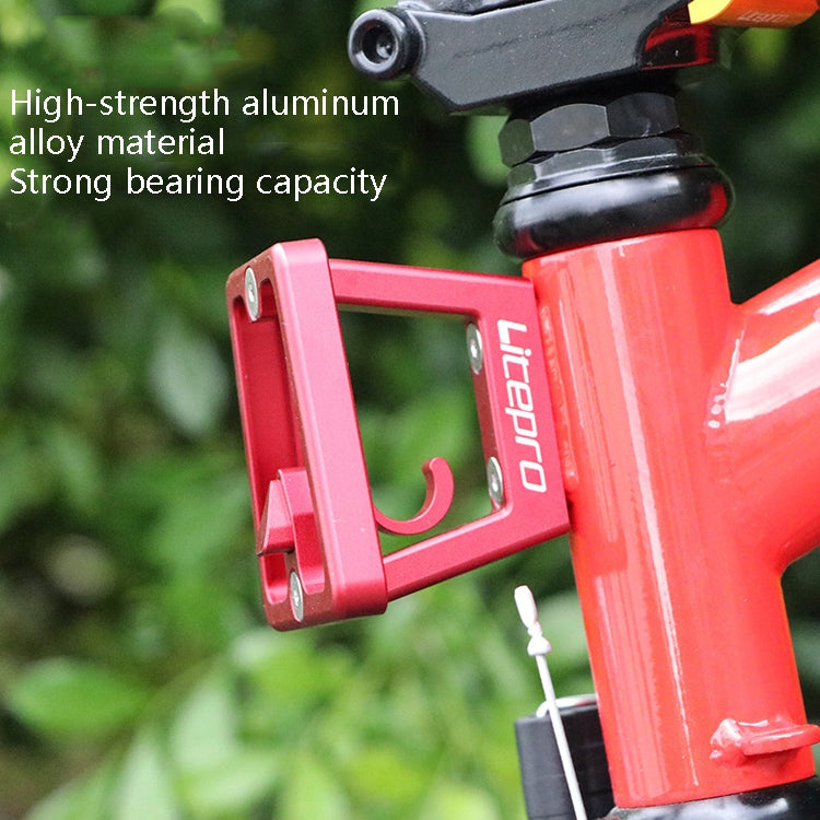 Litepro Split Pig Nose Rest Aluminum Alloy Front Shelf Installed Seat(Silver) by Litepro