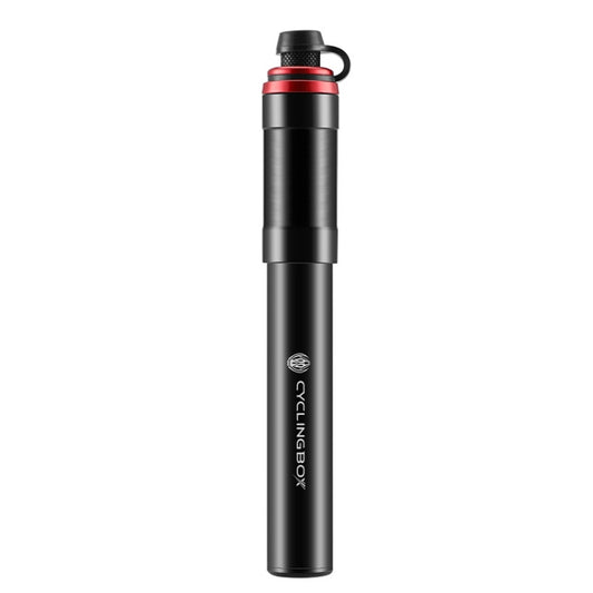 CYCLINGBOX BG-1044 Bicycle Aluminum Portable High Pressure Air Pump Universal Nozzle(Black) by CYCLINGBOX