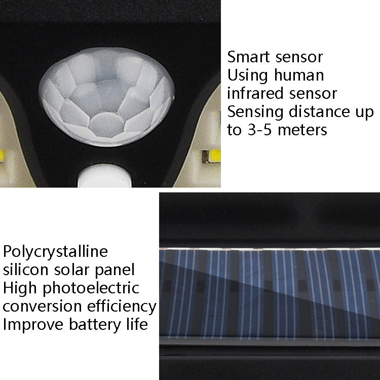 TG-TY074 Solar Human Body Induction Garden Wall Lamp Outdoor Corridor Light, Spec: 118 SMD by buy2fix