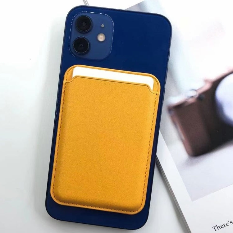 MagSafe Magnetic Leather Card Case Holster For iPhone (Indigo Sea BLue) by buy2fix