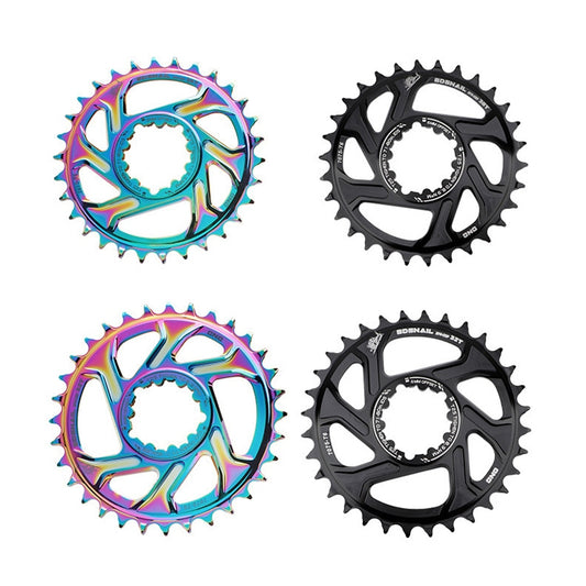 BDSNAIL Mountain Bike Single Disk GXP Direct-Shaped Integrated Disk Positive And Negative Tooth Disc, Colour: 32T (Black) by buy2fix