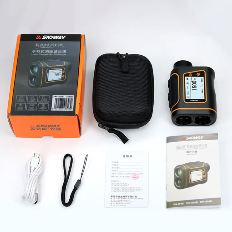 SNDWAY Rangefinder Instrument Outdoor Telescope Golf Measuring Instrument, Model: SW800B 800m by SNDWAY