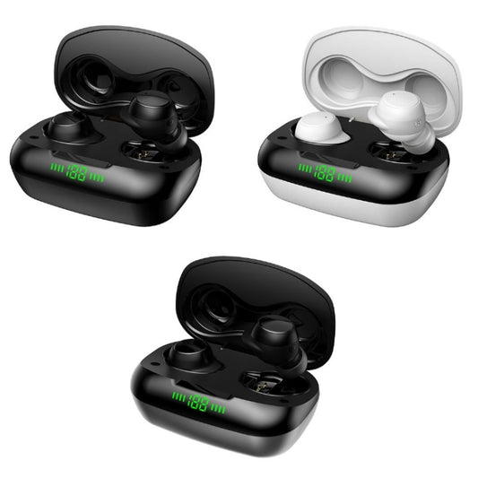 TWS-24 Bluetooth 5.0 Wireless Noise Cancelling Waterproof Touch Control Mini Earphone Support Voice Assistant(Gray) by buy2fix