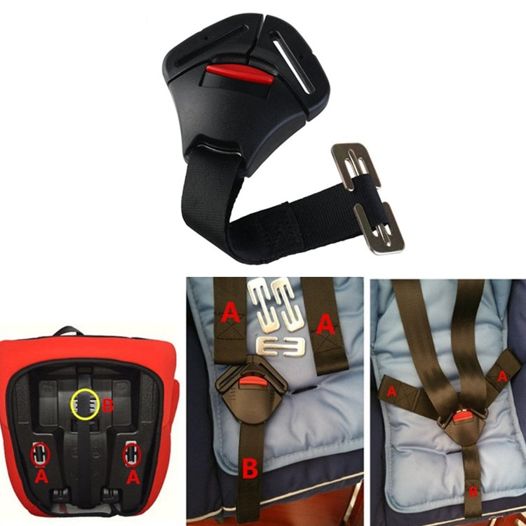 CA-00200 Universal Car Child Safety Seat Accessories Standard Five-Point Snap-Clad With Lock Buckle ISOFIX Interface by buy2fix