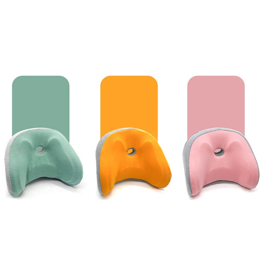 Children Car Head Pillow Car Interior Supplies Travel Sleep Adjustable U-Type Memory Cotton Neck Pillow(Matcha Green) by buy2fix