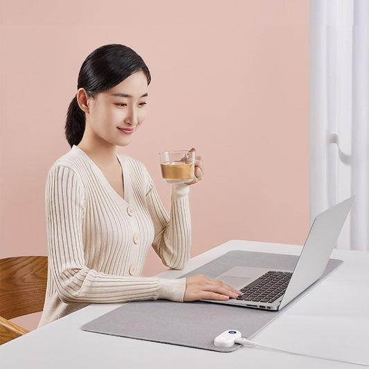 Intelligent Digital Display Timing Heating Mouse Pad Office Desktop Electric Heating Mat, CN Plug, Style:Green 60x36cm by buy2fix