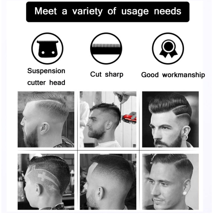 Hair Clipper Replacement Blade Household Electric Clipper Accessories(Silver) by buy2fix