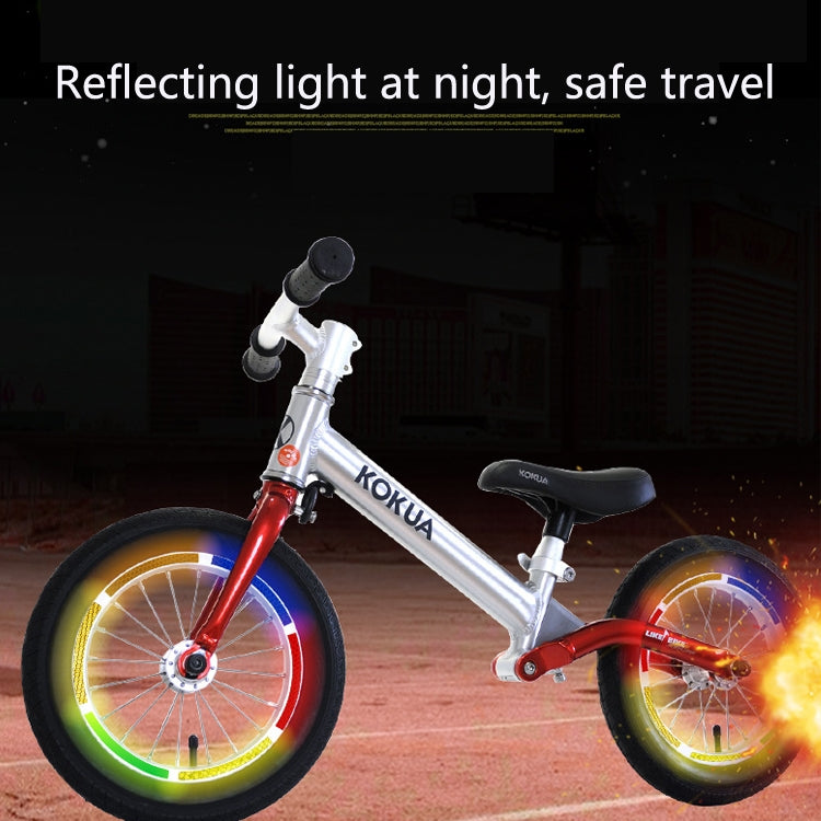 Jg-Phc-12 Children Bicycle Scooter Reflective Sticker Night Warning Riding Contour Sticker(Blue) by buy2fix
