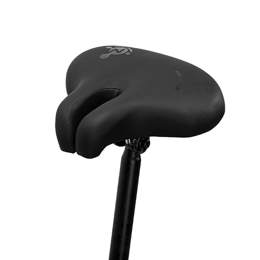 Bike No Nasal Seat Mountain Bike Saddle Comfortable Shock Absorption Bicycle Outdoor Cycling Accessories Saddle(Black) by buy2fix