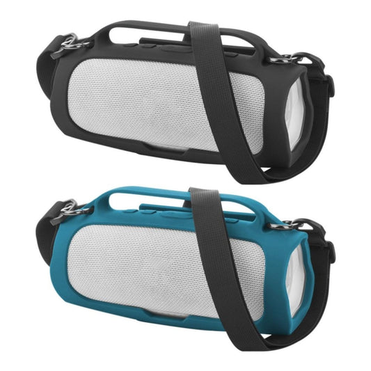 For JBL Charge4 Bluetooth Speaker Shockproof Portable Silicone Protective Cover(Ocean Blue) by buy2fix